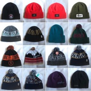 BEANIES!! Neff, Obey, Vissla, Loser Machine Co.